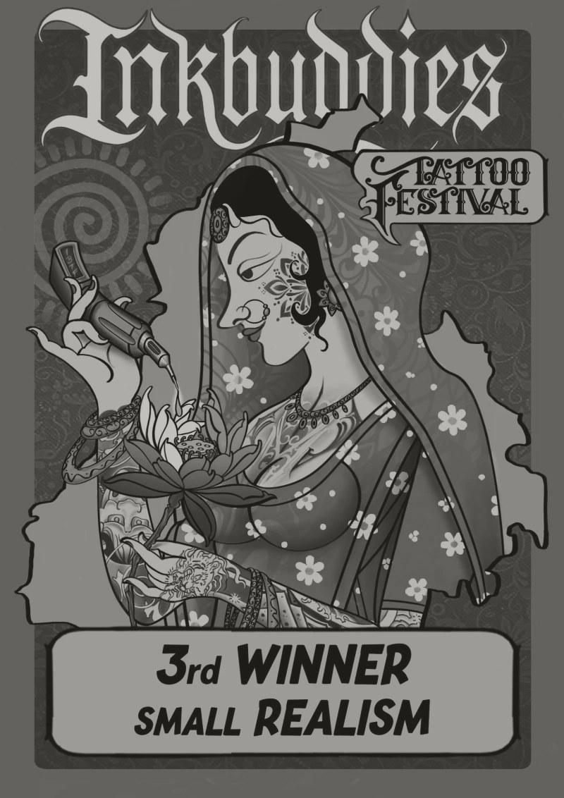 3rd Winner, Small Realism, Inkbuddies 2025