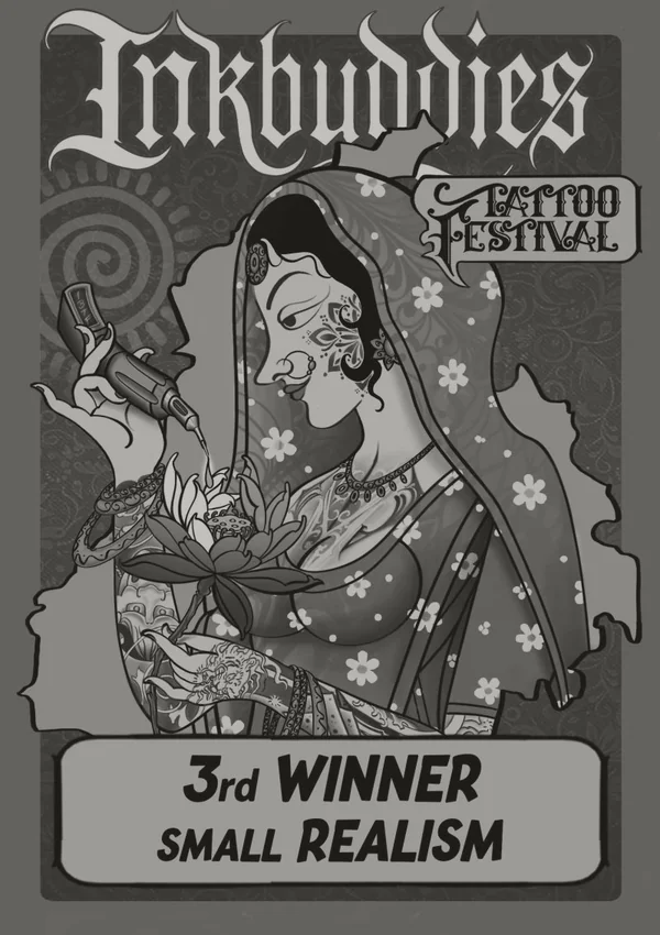 3rd Winner, Small Realism, Inkbuddies 2025