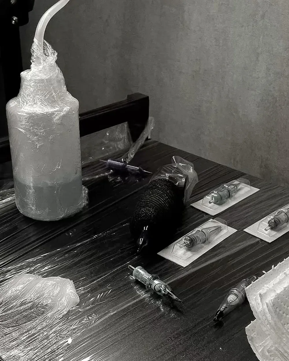 Sterile tattoo station, single use cartridges, Rebel Tattoos Gurgaon